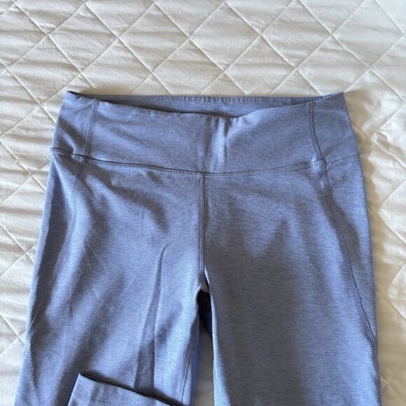 Outdoor Voices Womens Size Large Blue Warm Up Athletic 7/8 Leggings Yoga - Picture 2 of 7